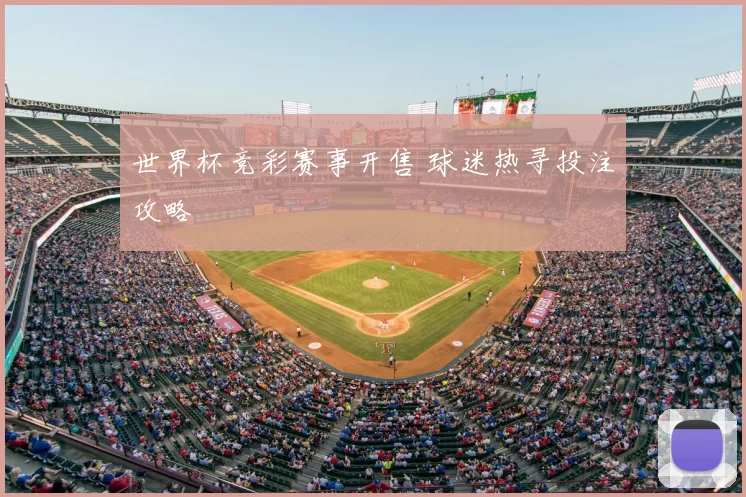 世界杯竞彩赛事开售 球迷热寻投注攻略