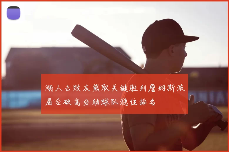湖人击败灰熊取关键胜利詹姆斯浓眉合砍高分助球队稳住排名