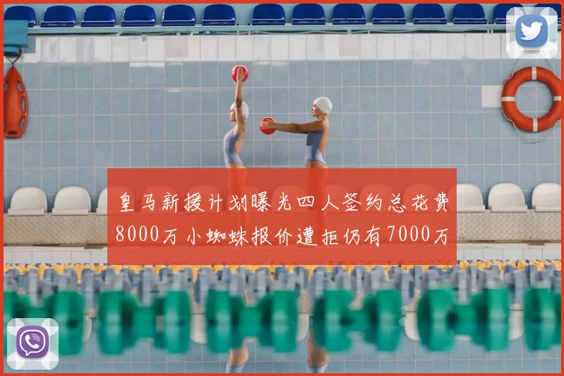 皇马新援计划曝光四人签约总花费8000万小蜘蛛报价遭拒仍有7000万预算